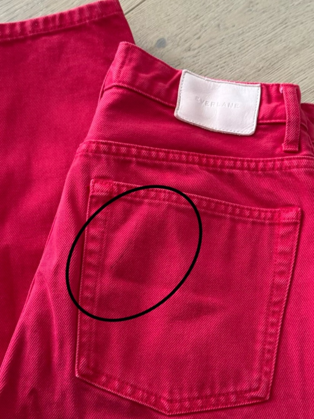 Everlane The Cheeky Jean Crop Red Size 27 - Picture 9 of 10